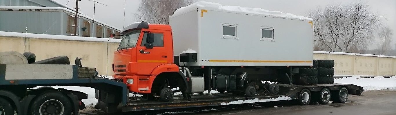 перевозка негабаритных грузов низкорамником