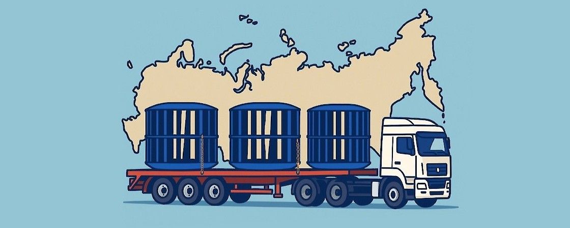 перевозка металлоконструкций тралом